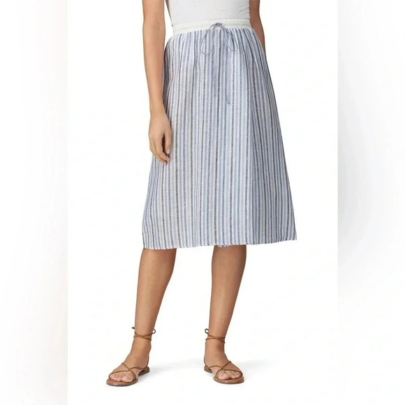 Sita Murt Knit Feelings Blue Stripe Knee Length Skirt Size 36 (2) (XS) - Picture 1 of 12